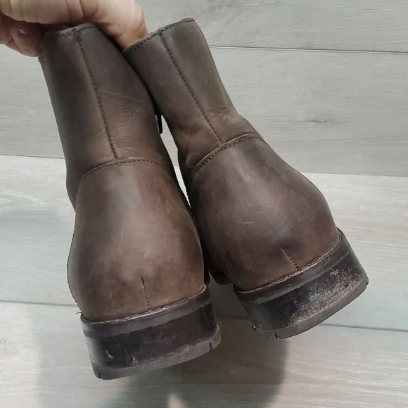 Olukai Womens Kaona II Ankle Side zip Leather Boots shoes sz 7.5 - Picture 5 of 10